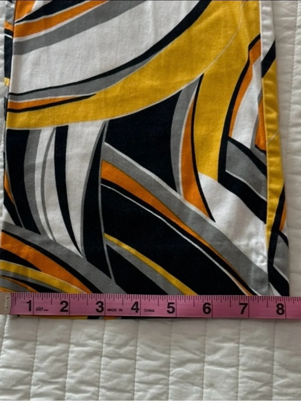 Loudmouth Golf Pants Swirls Gone Wild Yellow/Black Men’s Size 32x32